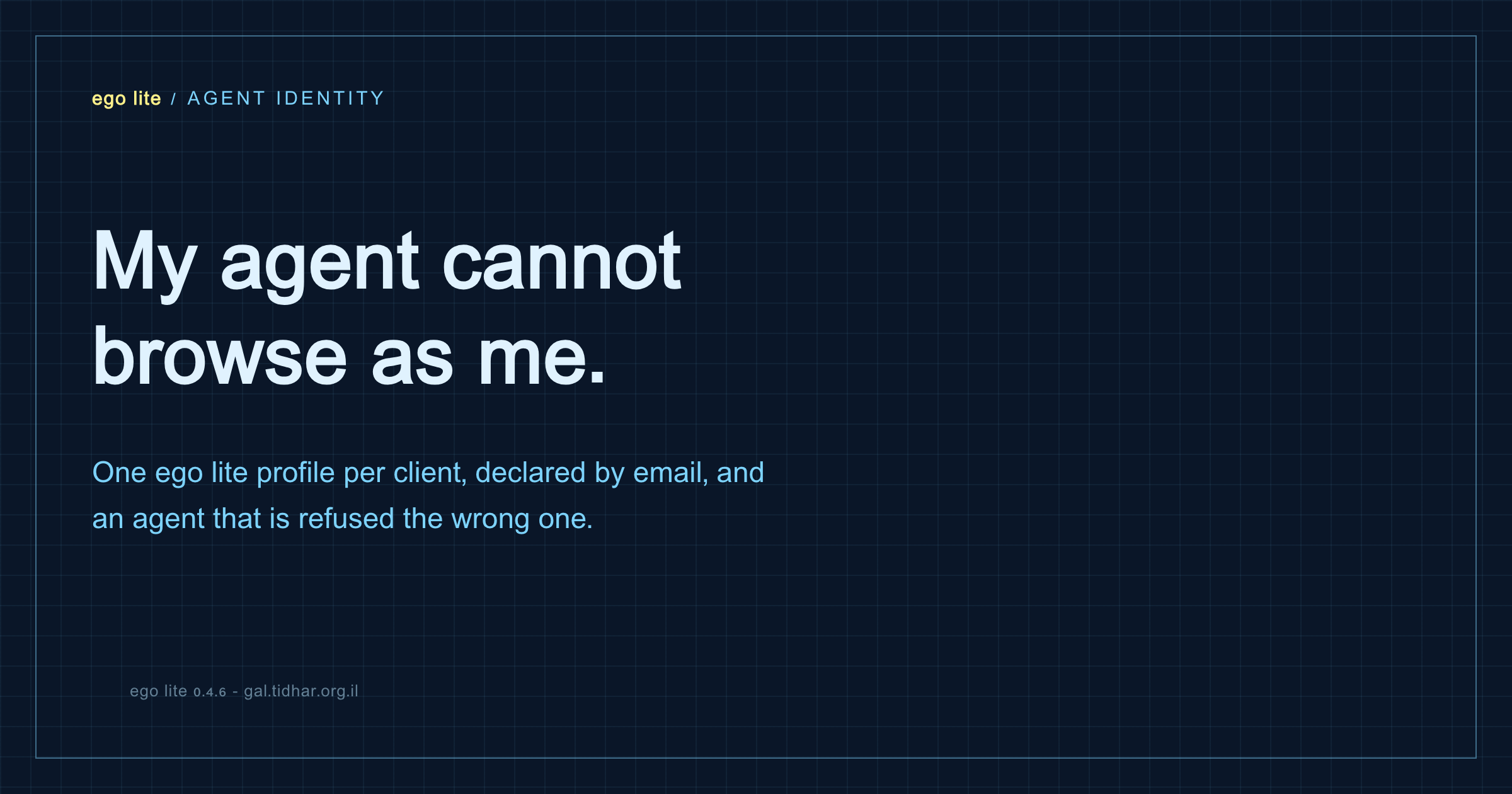 My agent cannot browse as me